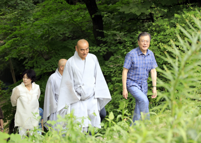 [포토] 안동 봉정사에서 방문