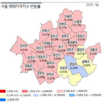 여의도 끌고 마포·동작 밀고…7월 서울 집값 상승폭 확대