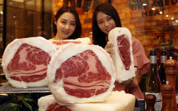 신세계百, "탈로우 에이징으로 숙성한 한우 맛보세요"