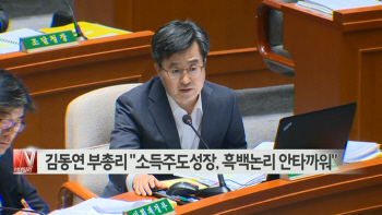  김동연 부총리 "소득주도성장, 흑백논리 안타까워" 外