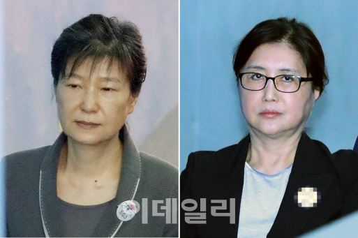 '국정농단' 朴·崔 24일 항소심 선고…삼성·롯데 뇌물 인정이 관건