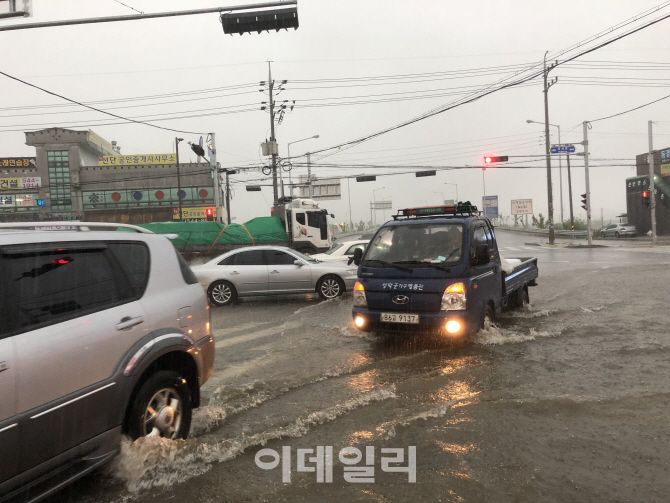 경기북부지역 폭우..포천 29일 강수량 400㎜ 넘어