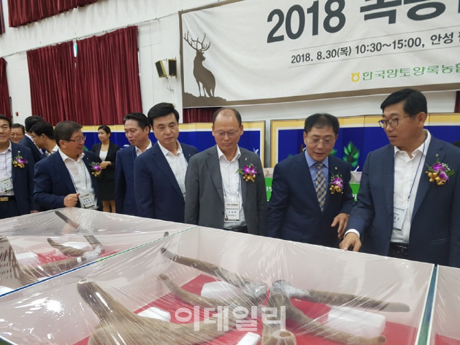 농협, 제1회 녹용품평회 개최…사슴농가 우열 가려