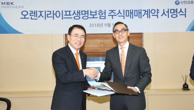 신한금융, 오렌지라이프 지분인수 확정…매입가 2조2989억원