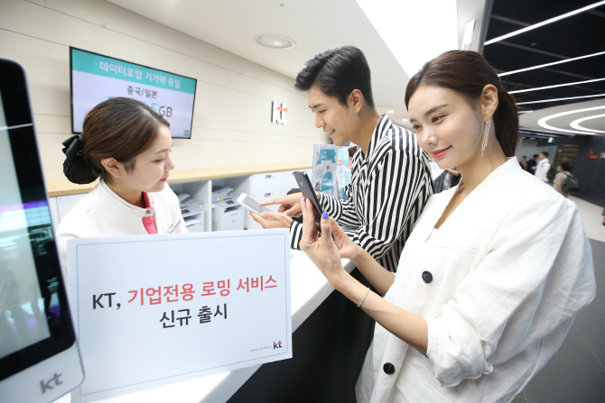 KT, 기업전용 로밍 서비스 출시…해외출장 잦은 기업 통신비 경감