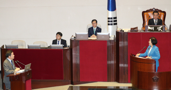박영선 "박 정부의 저금리 정책이 부동산 급등의 주범"