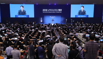  임종석, 평양정상회담 주요 일정·의제 브리핑 및 질의응답