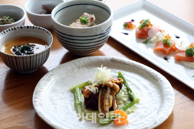 [포토] WE 호텔 제주, 가을 일식 세트 요리