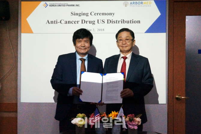 한국유나이티드제약, 美 항암제 시장 진출 계약 체결
