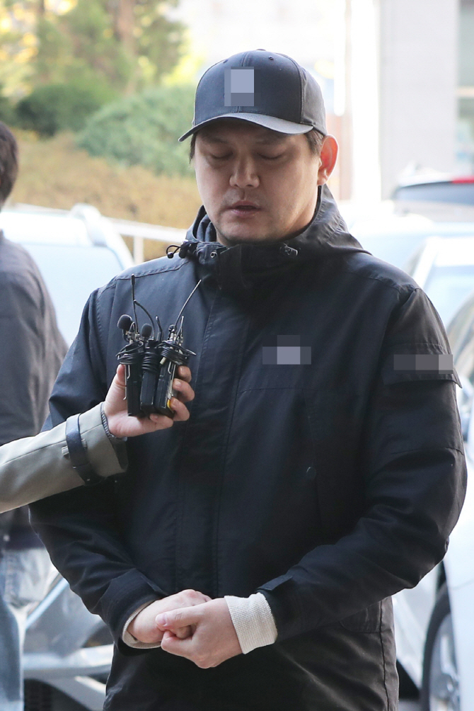 [포토] 뮤지컬 연출가 황민 영장실질심사
