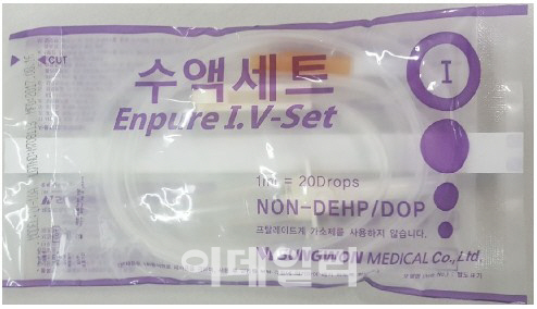 수액세트 이물혼입 올해에만 55건