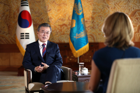文대통령 “北, 보편적 인권의 길로 나아가야…국제 압박으로 효과 생기는 것 아니다”(속보)