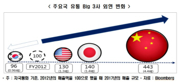 "알리바바 등 글로벌 유통업체 성장 속 韓만 역성장"-한경연