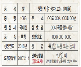 쌀 ‘미검사 등급’ 사라진다…새 등급표시제 적용