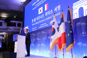  文대통령, 한불 비즈니스 서밋 연설 “평화 정착된다면 한국 더 좋은 투자처”