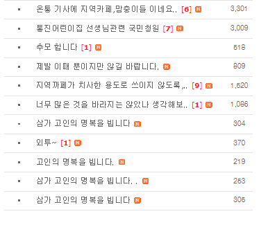 "분노, 원망 말고 묵묵히 추모만 하라" 김포맘카페 공지에 아쉬움