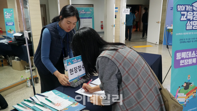 [포토]'2018 찾아가는 교육정책 설명회' 찾은 학부모들