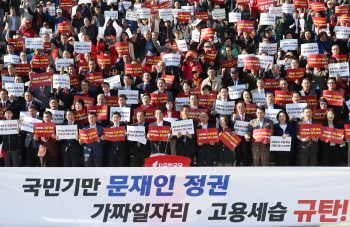 한국당 "박원순 직 걸라" 채용비리 총공세…與 "실체 없다"(종합)