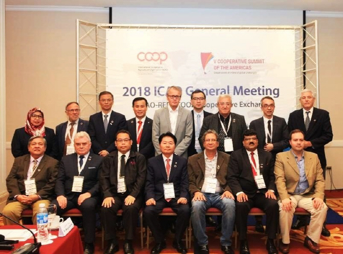 김병원 회장, 남미 개최 국제협동조합농업기구 총회 참석