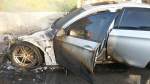 정기 점검 통과한 BMW 520d 차량, 원주 국도서 화재