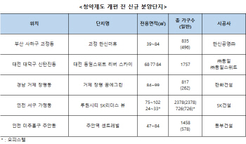 "마지막 알짜 물량 잡자"… 청약제도 개편에 바빠진 유주택자