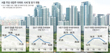 30억대 '아리팍' 호가, 두달새 6억 뚝..서울 '대장 아파트'마저 냉기