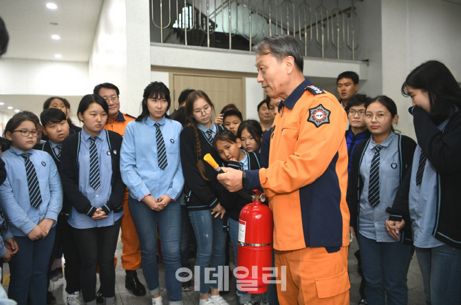 [포토] 조종묵 소방청장, 몽골학교 소방안전교육