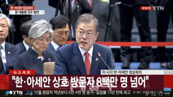 文대통‘령 “신남방정책, ‘아세안과 함께 번영’ 한국의 강력한 의지”(속보)