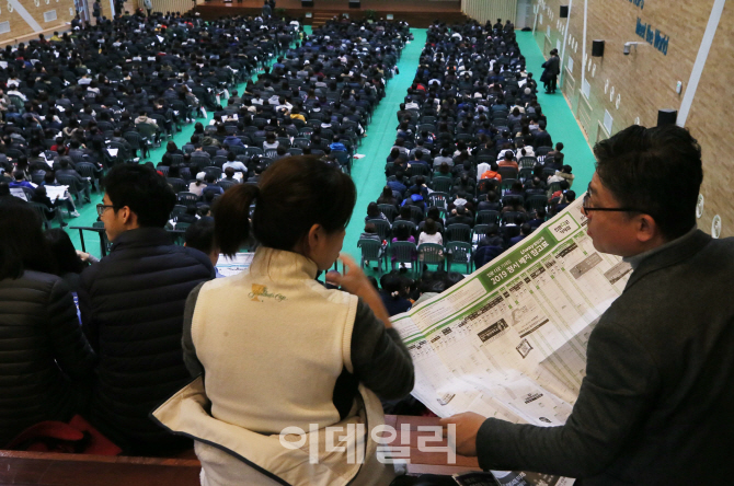 [포토]'불수능에 뜨거운 대입설명회 열기'