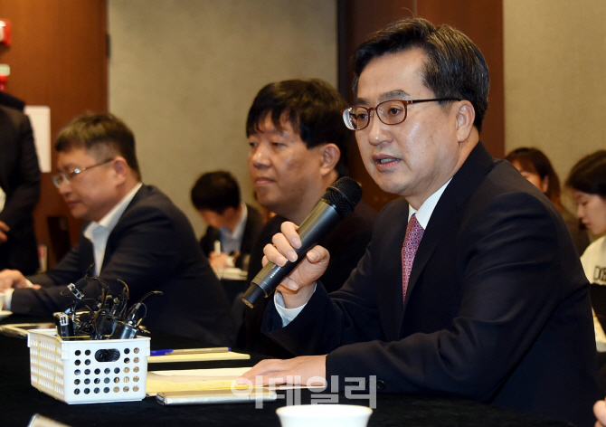 [포토] 혁신성장 간담회 발언하는 김동연 부총리