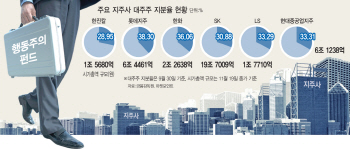 행동주의 펀드 활동 개시…대기업 지분율 낮은 대기업 '군침'