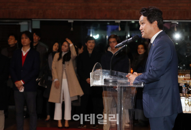 [포토]'서울무용제' 개막, 축사하는 안민석 위원장