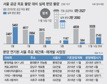 "일단 미루자"… 분양가 규제에 서울 재건축 분양 줄줄이 연기