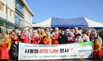 서민금융진흥원-신용회복위원회, 사랑의 김장 나눔 행사