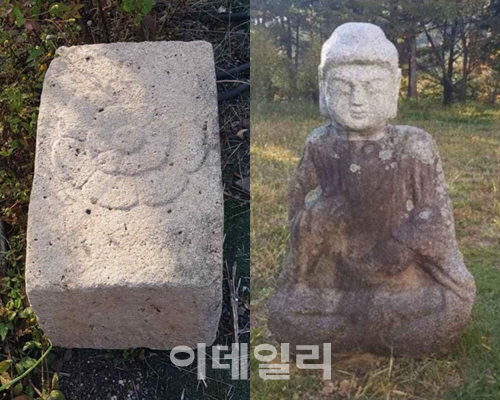 도난당한 ‘신흥사 승탑부재’ ‘상천리 석조여래좌상’ 되찾았다