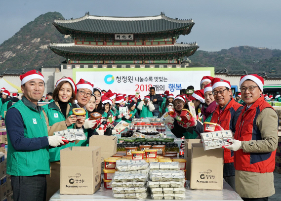 대상, ‘청정원 나눌수록 맛있는 2018개의 행복’ 나눔 행사 열어