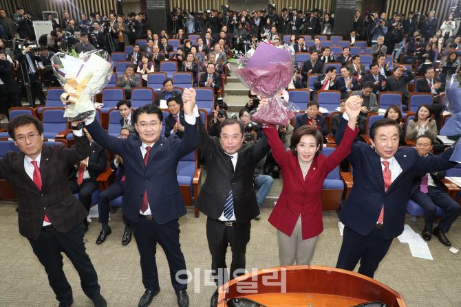 나경원, 한국당 원내대표 당선…"계파 아닌 미래 선택"(종합)