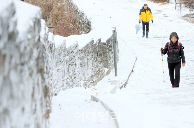 [포토]'눈내린 남산'