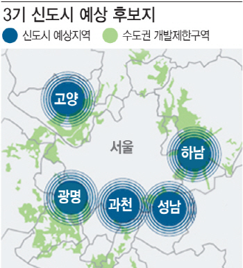 3기 신도시 발표 임박… 광명·시흥 기대감 'UP'