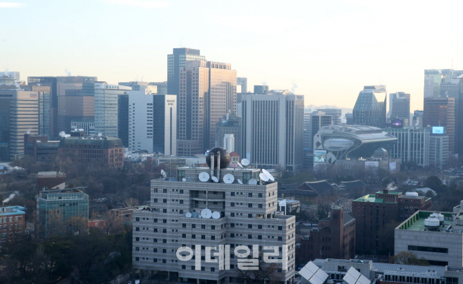 [포토]아직은 얇은 미세먼지