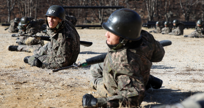 [포토] 이등병을 향한 훈련