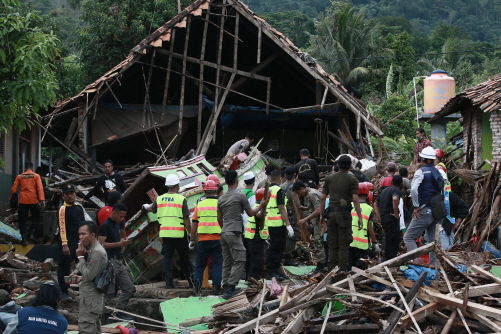 인도네시아 쓰나미 피해에 트럼프·프란치스코 한 목소리