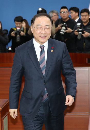 최저임금 산입 주휴시간 빠질까…홍남기號 '경제활력' 첫 시험대