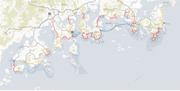 "멋진 바다 보려면 여기로" 남해안 해안경관도로 15선 선정