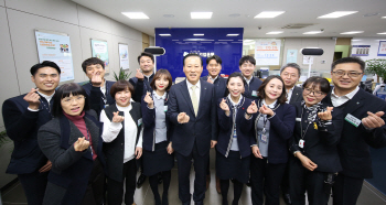 김도진 기업은행장, 새해 첫 일정으로 최남단 영업현장 방문