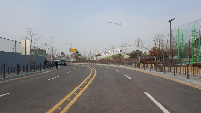 김포시, 통진중·고교 주변 도로 534m 조기 개통