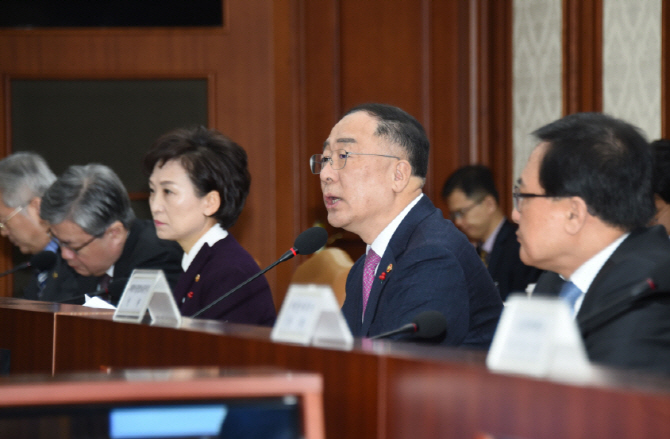 홍남기 “제조업 고용 3년 연속 감소.. 서비스업도 부진”(상보)