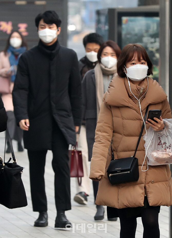 [포토]또 미세먼지 습격…일상화된 마스크