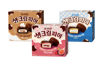 오리온 '생크림파이' 누적 판매량 5000만개