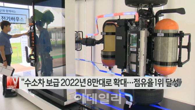  "수소차 보급 2022년 8만대로 확대…점유율 1위 달성" 外